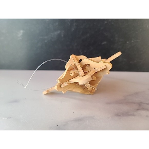 Wooden Cross Christmas Ornament - Picture 4 of 10